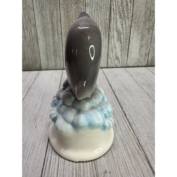 Vtg S. S. Seabreeze Dolphin Bell Ceramic Glazed Home Decor 4.5'' Tall Agiftcorp - Picture 4 of 7